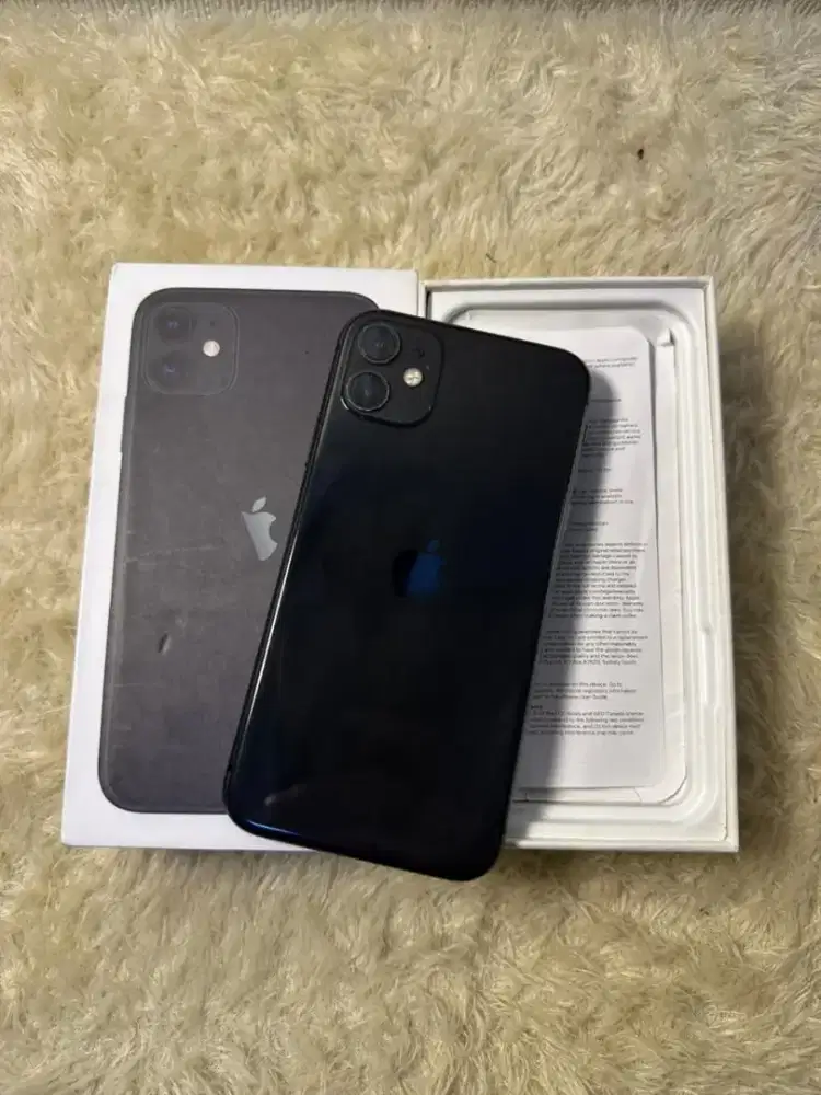 Iphone 11 128gb black resmi terdaftar beacukai