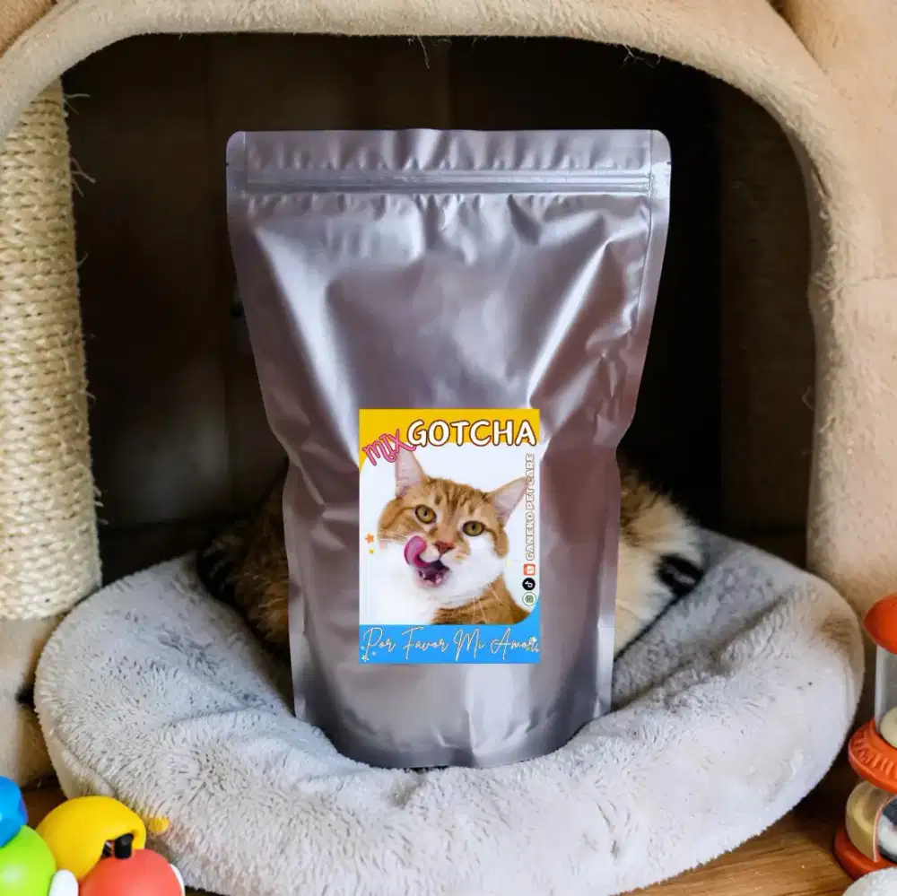 1KG MAKANAN PENGGEMUK KUCING PERSIA ANGGORA TERLARIS CAT FOOD CAMPURAN