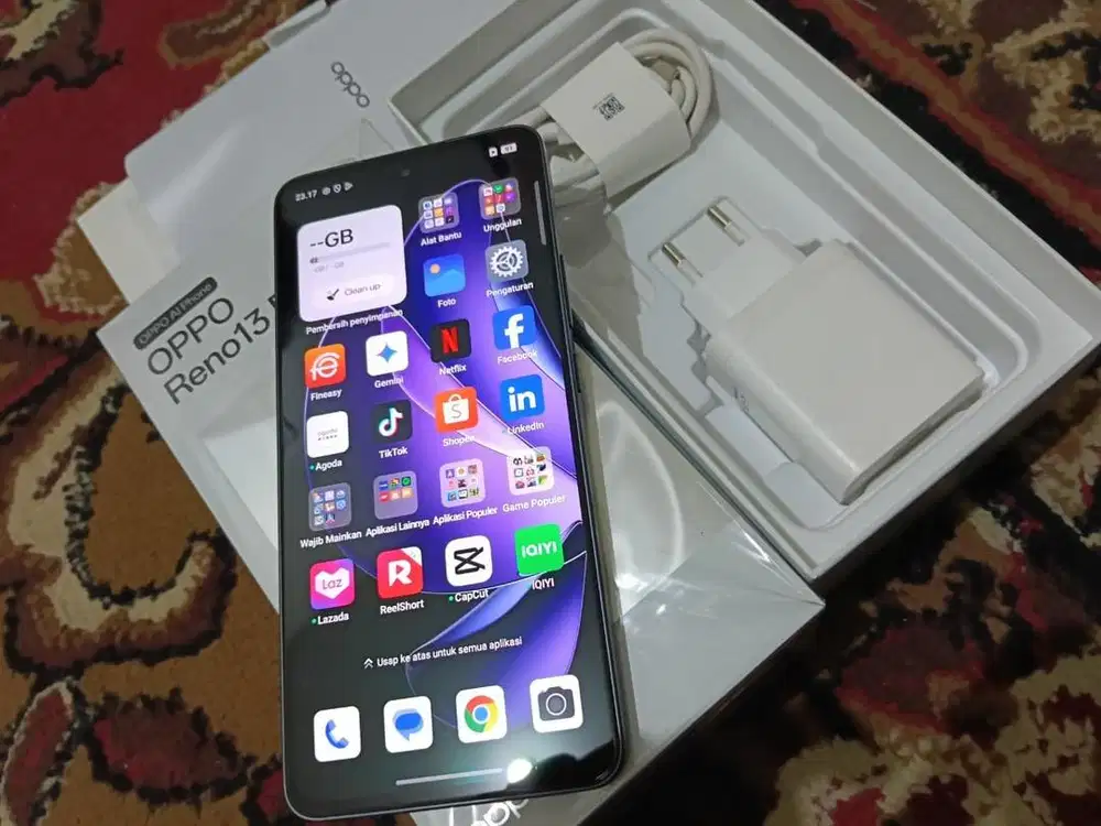 Oppo Reno 13F LTE 8/256GB Gray Like New Garansi