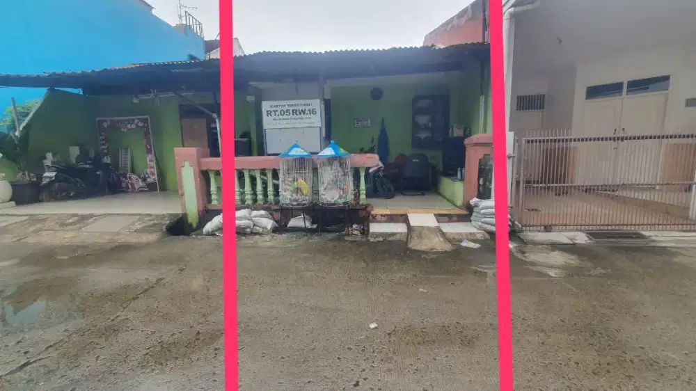 Rumah bahan di pondok Pekayon indah kota bekasi