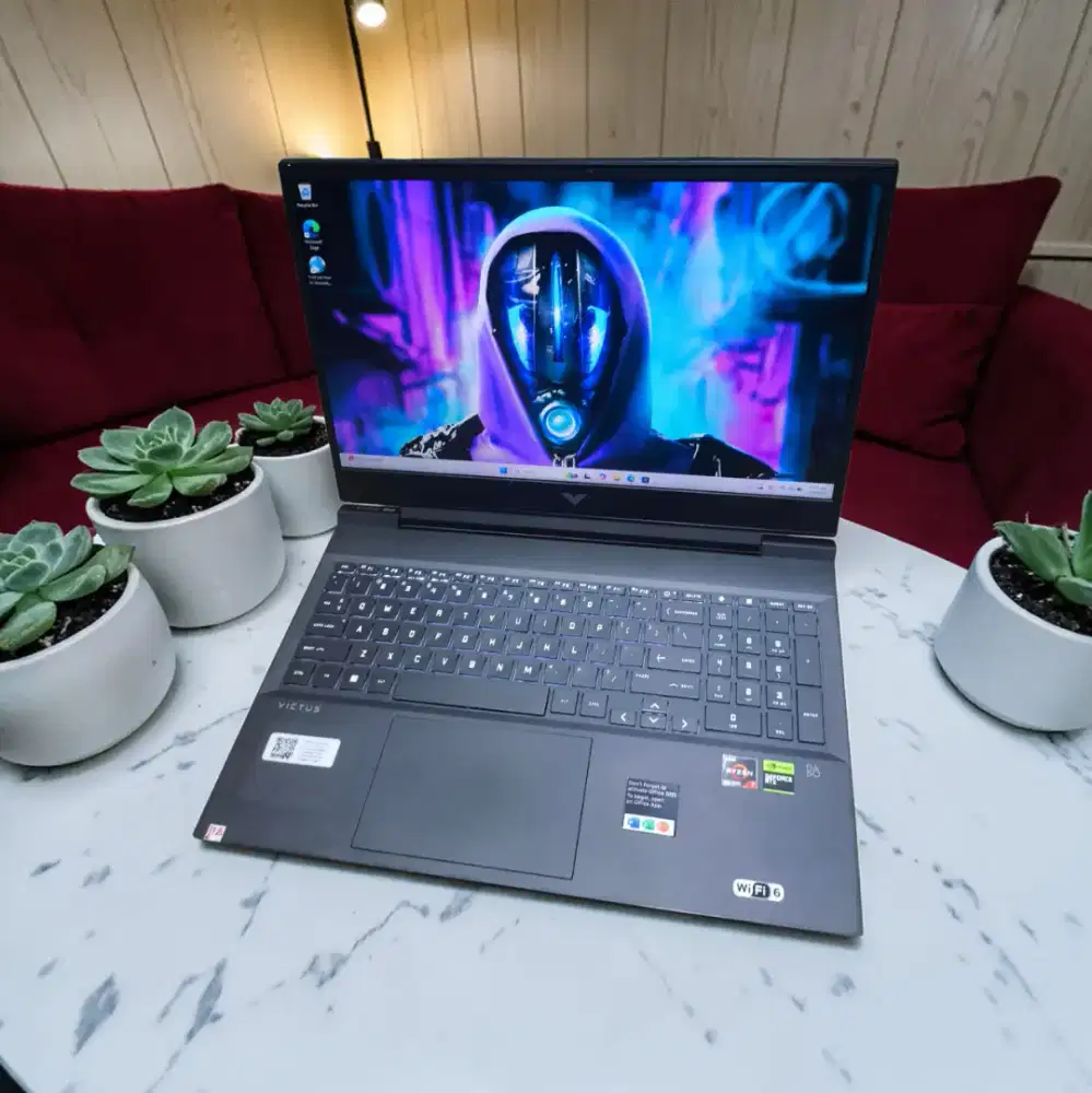 Laptop hp victus 16 ryzen 7 rtx 3050 ti
