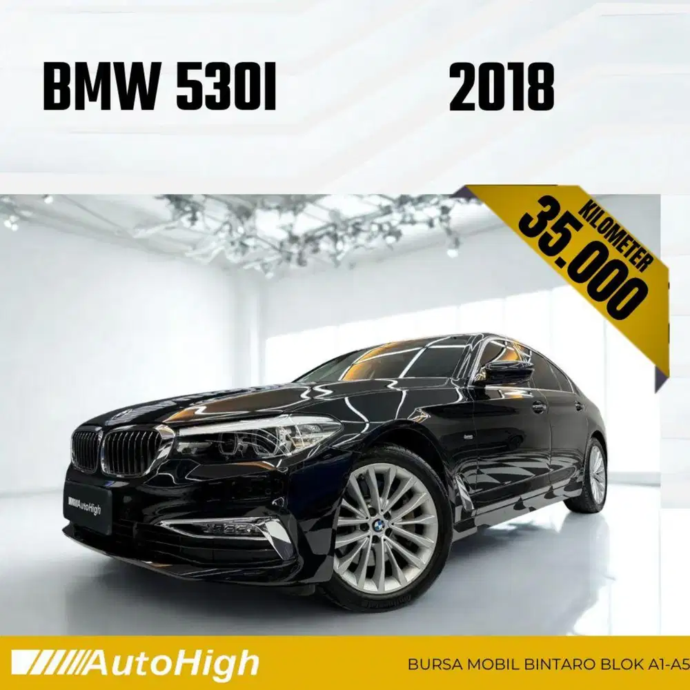 DP10% [Km35.000] 530i Luxury 2018 Black Reg 2019 #AUTOHIGH