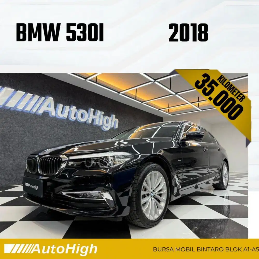 DP10% [Km35.000] 530i Luxury 2018 Black / M-Sport Reg 2017 #AUTOHIGH