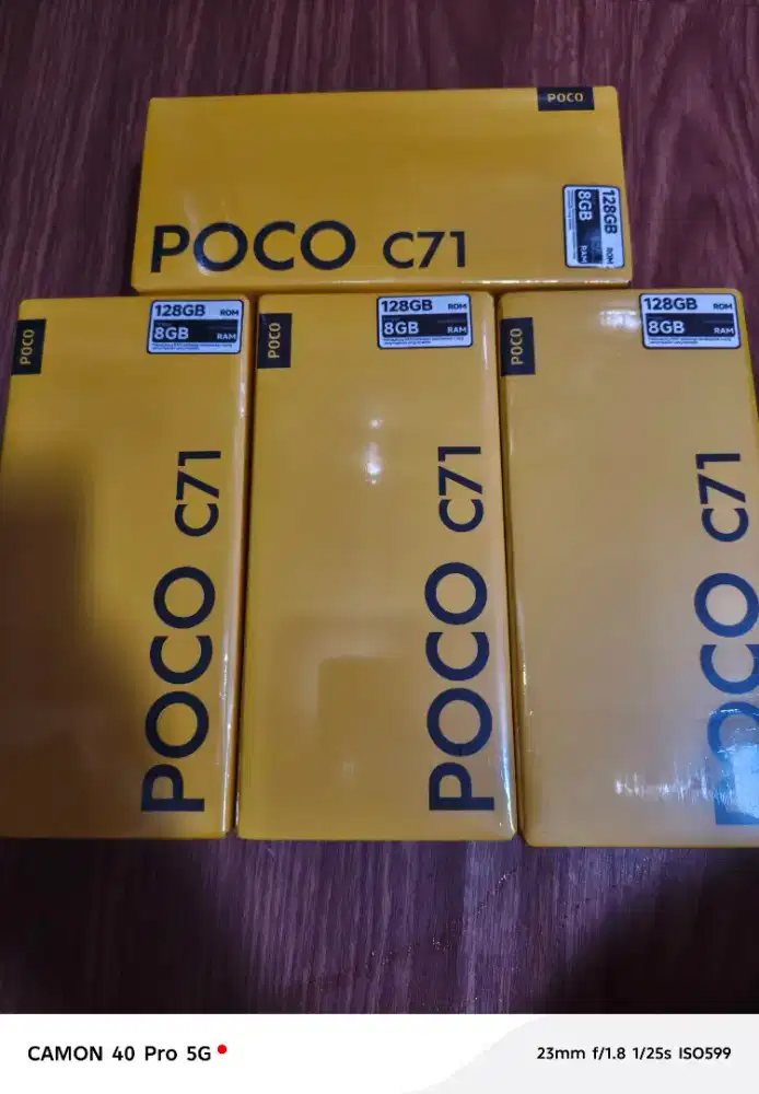 poco C71 ram 4/128 masih segel box fresh new