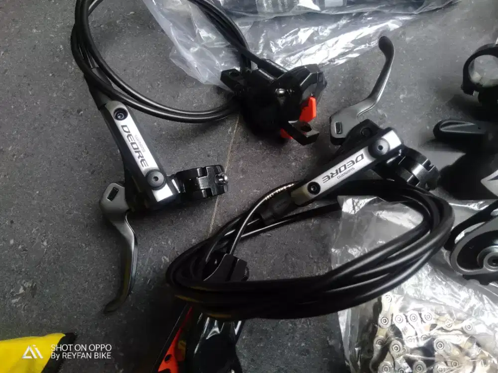 Brakeset rem hidrolik shimano deore