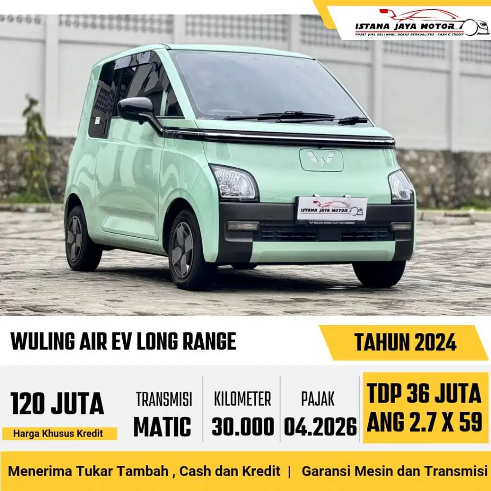 [LONG RANGE 300KM] Wuling Air Ev NIK 2024