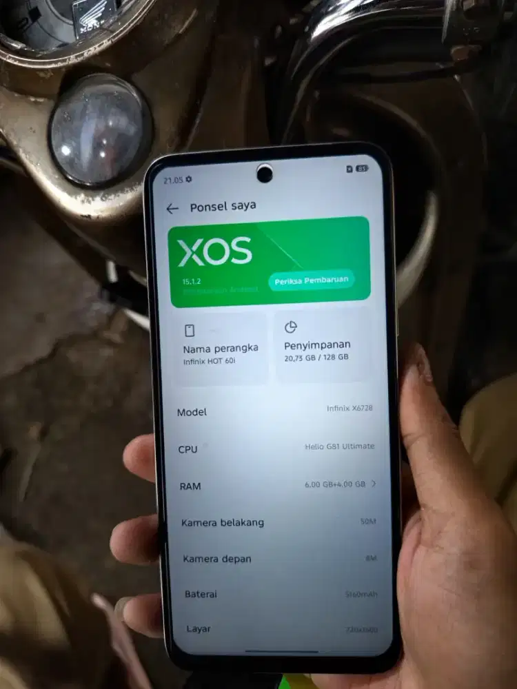 Infinix hot 60i baca keterangan