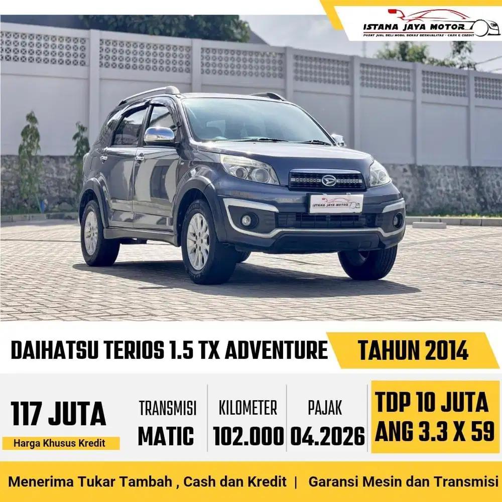 Daihatsu Terios TX Adventure 1.5 AT 2014 Abu