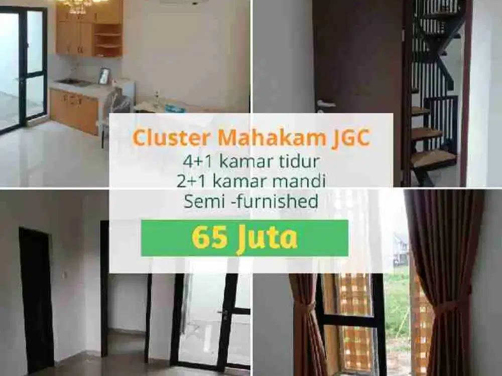 Rumah baru disewakan Cluster Mahakam Jakarta Garden City Jakarta Timur