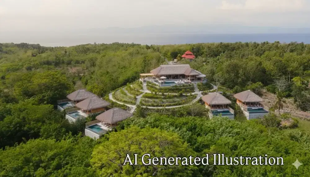 Dijual Tanah Luas Nusa Penida dekat Pelabuhan & Pantai Sental