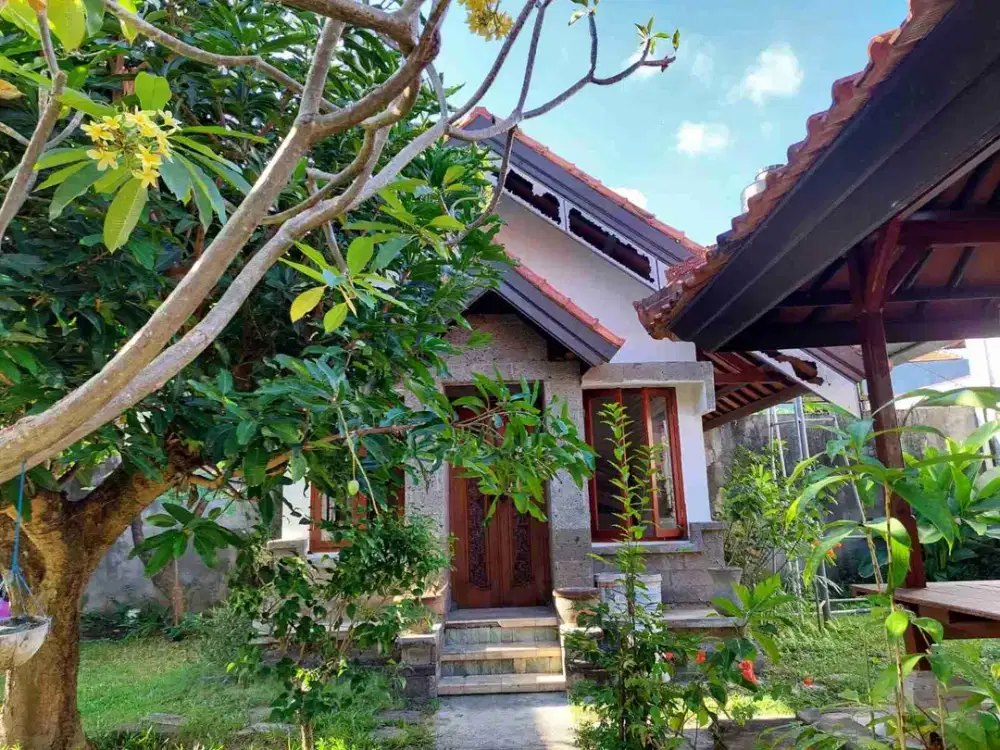 jual rumah 8 are halaman luas di renon denpasar