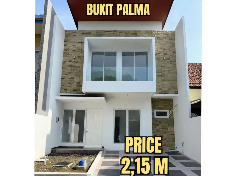 ‼️BARU GRESS‼️ MODERN MINIMALIS RUMAH BUKIT PALMA CITRALAND UTARA DEKAT SUPERINDO DAN SEKOLAH.