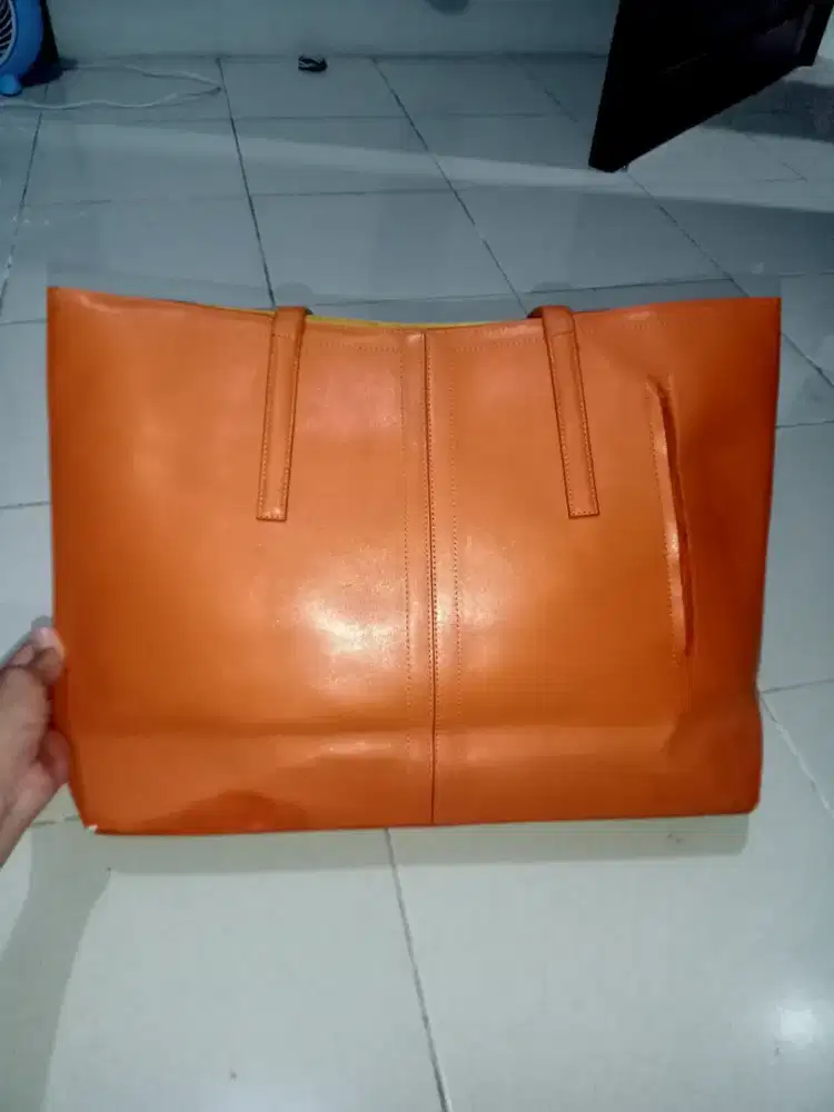 Tas kulit sapi asli preloved