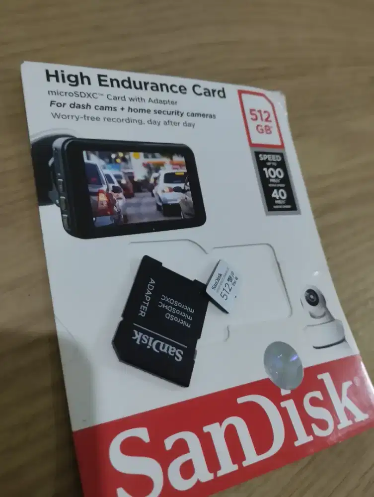 Memory Sandisk 512 GB high endutance