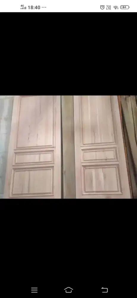 Pintu 2 nya ready dari kayu bekas Meranti oven berkualitas