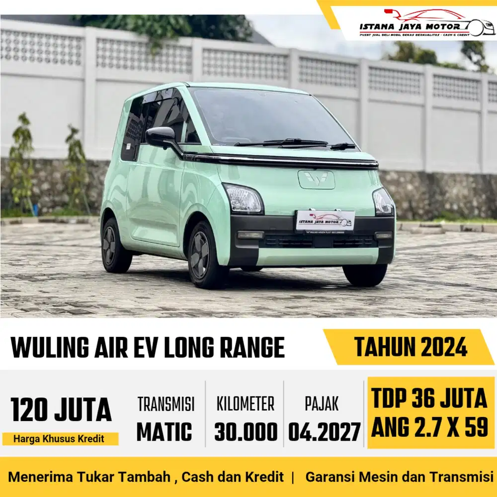 WULING AIR EV LONG RANGE 300KM 2024