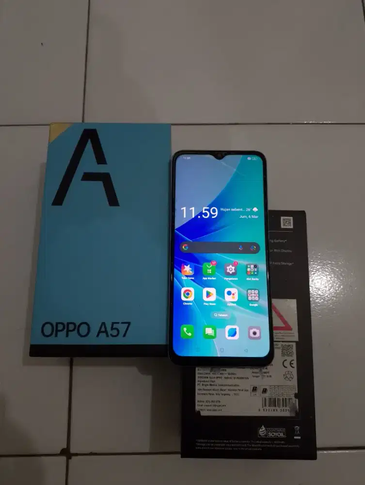 Oppo a57 Resmi original 4/64 GB