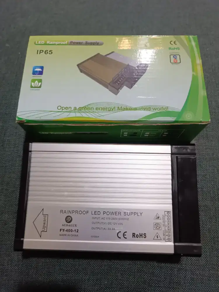 Power  supply LED Merk Rainroof 12 v /400 watt