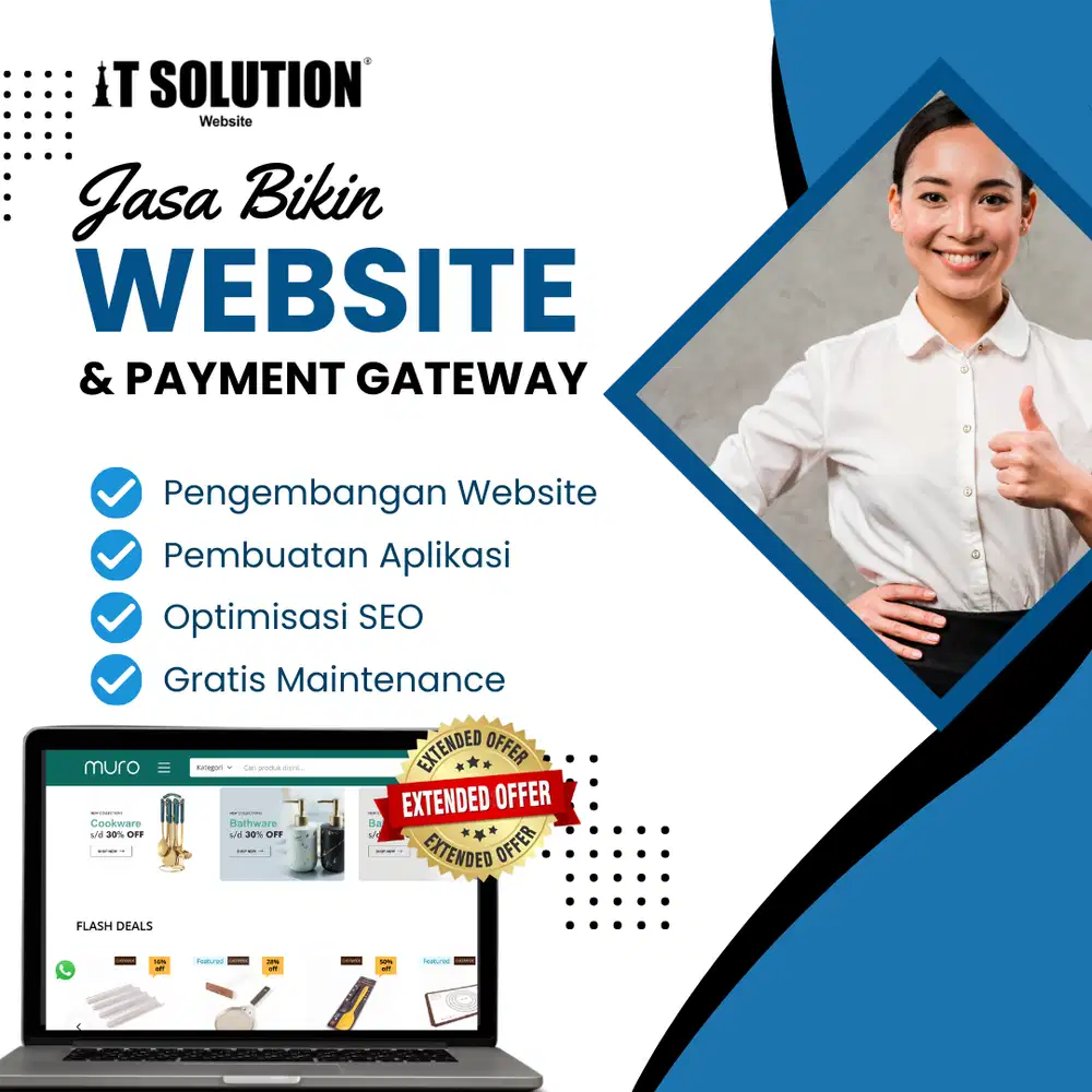 Jasa Bikin Website & Payment Gateway – Website Profesional dengan Sist