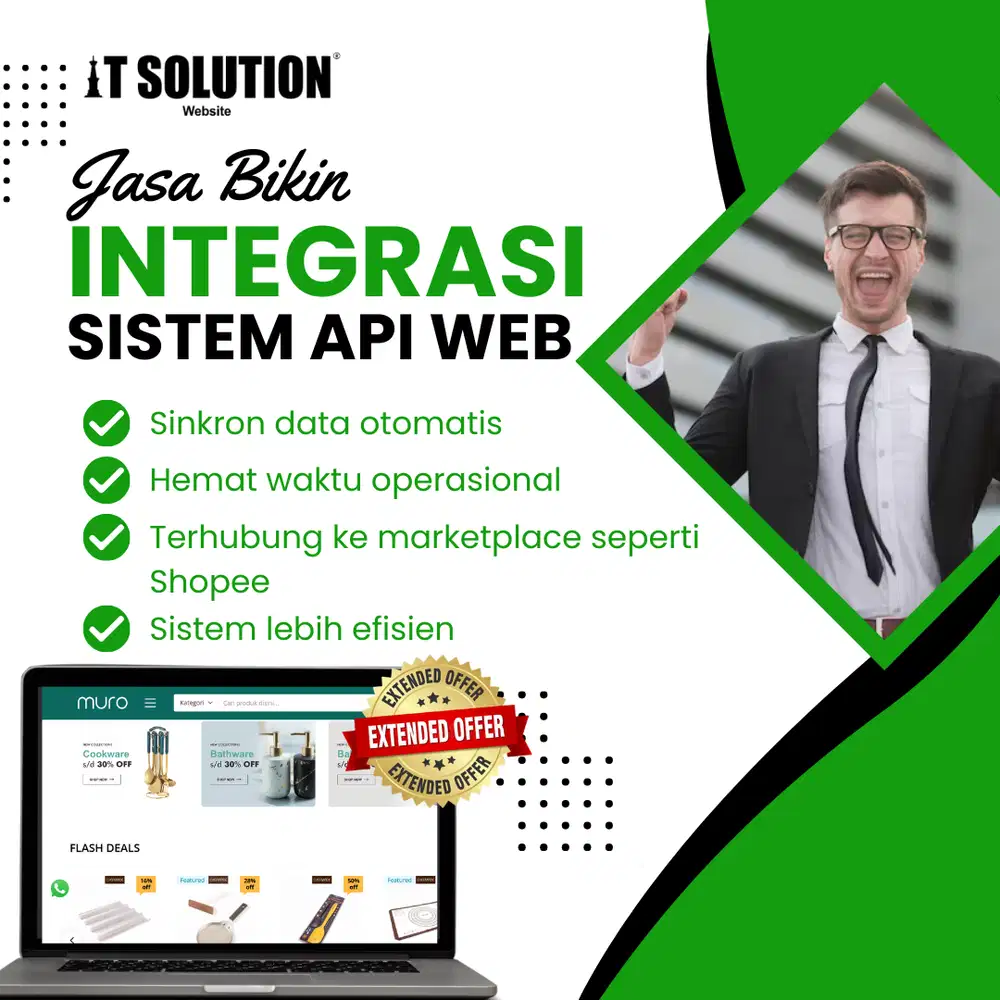 Jasa Bikin Integrasi Sistem API Web – Otomatisasi & Koneksi Sistem