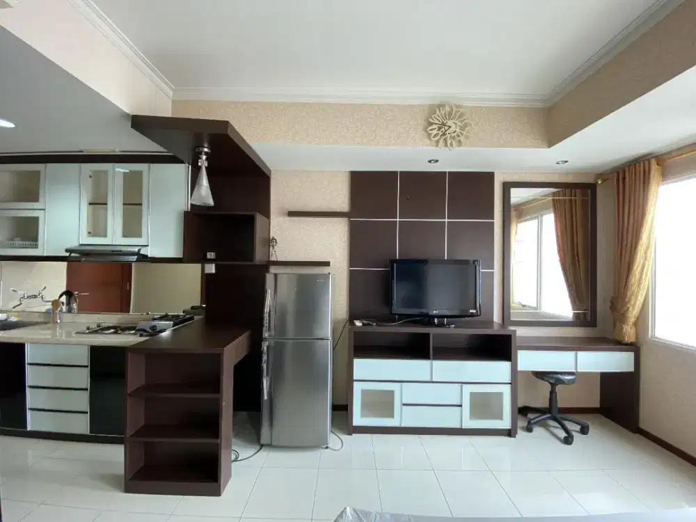 sewa bulanan studio furnish SIAP HUNI Apt.Royal mediterania garden