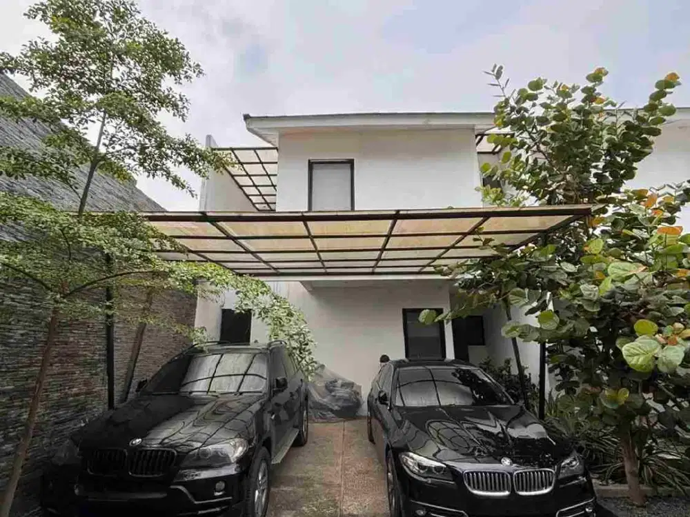 Rumah cluster mewah semi furnished nyaman di Jagakarsa langsung dari jl raya Moch kahfi jaksel