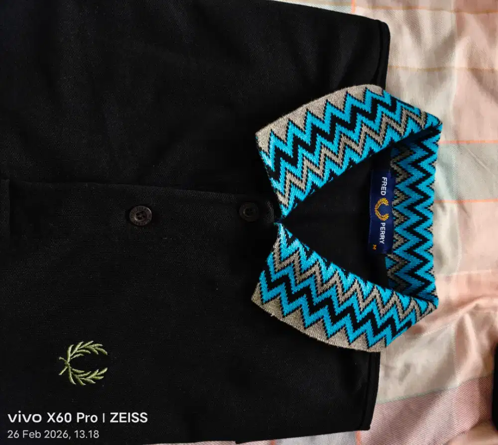 Fred PerryJacquard Collar Polo Shirt