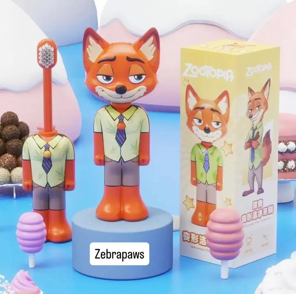 SIKAT GIGI ZOOTOPIA NICK WILDE JUDY HOOPS SIKAT GIGI ANAK