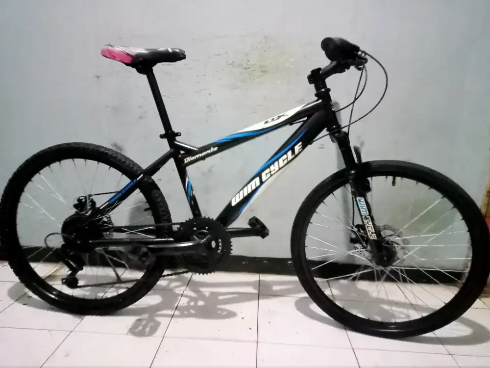 Dijual sepeda gunung MTB WIMCYCLE DIAMOND DX msih bagus batangan ORIan