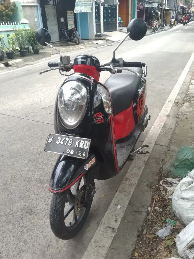 Scopy 2014 ss lngkp PJK of 2017 plat 2019 mesin Alus bngt no ngebul2,,