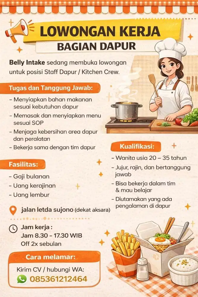 KITCHEN CREW // STAFF DAPUR