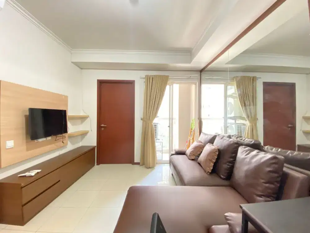 2 kamar furnish tahunan bulanan SIAP HUNI Apt.Royal Mediterania Garden