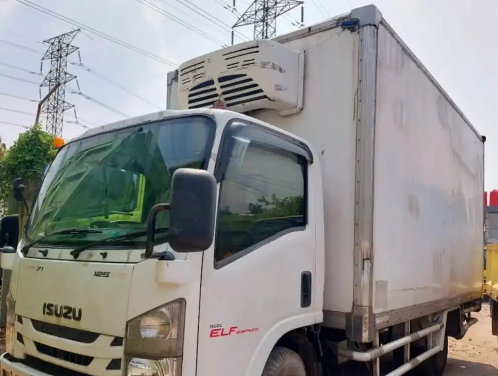Isuzu Elf GIGa PS125 Box AC Frezer 2017 Turbo Bio Solar tgn1 Euro2