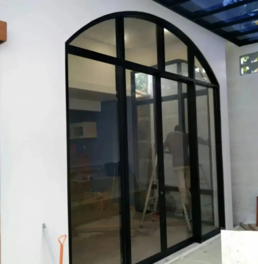 Siap terima pesanan kusen aluminium pintu jendela bisa custom