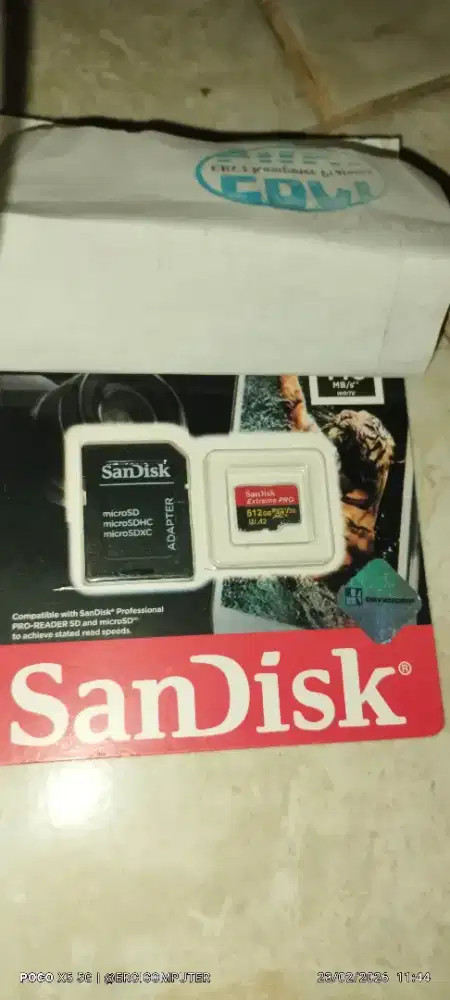 wow, murah banget!, MicroSD Sandisk Ex. Pro 512GB. Lifetime Sandisk.