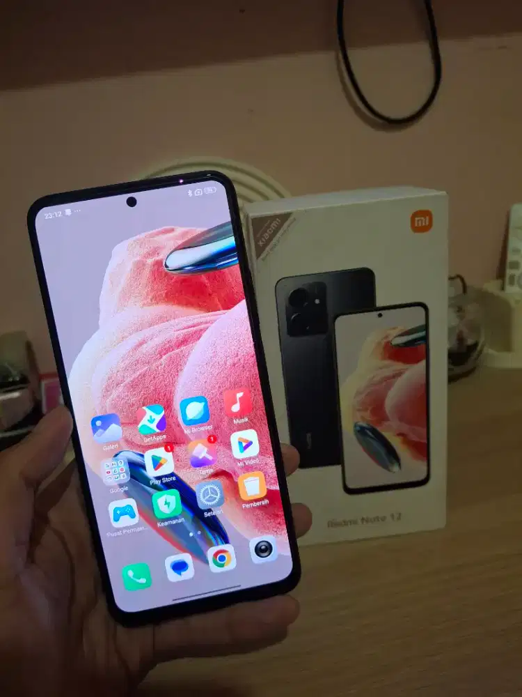 Redmi Note 12 4/128gb Lengkap Mulus segel