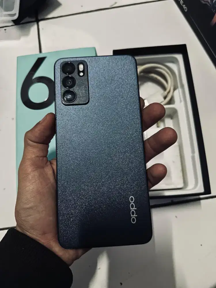 JUAL HP OPPO RENO 6 5G FULLSET SECOND ORIGINAL LIKE NEW RAM 8/128