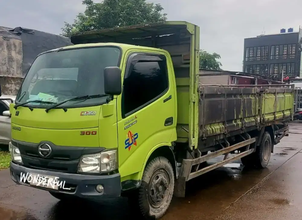 Hino Dutro 136HDL Bak Besi 3way Long 5.8mtr Ors Turbo Bio Solar  Colt