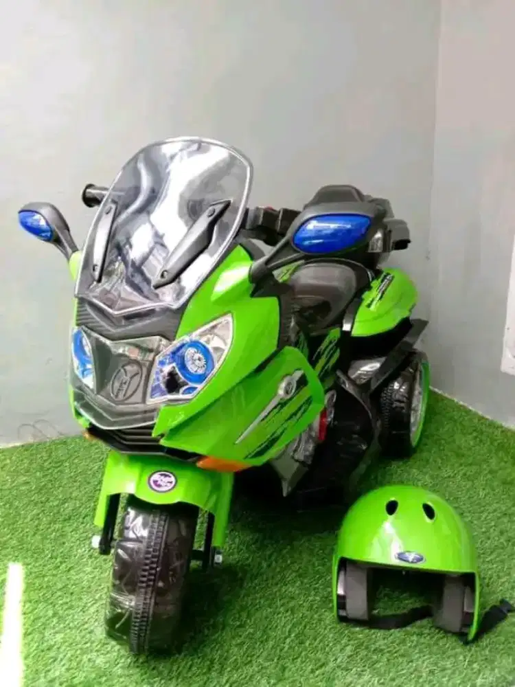 Promo Motor Aki Samurai bsa remote control,bonus helm,12v, bergaransi