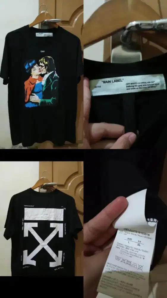 Kaos Off White Kiss