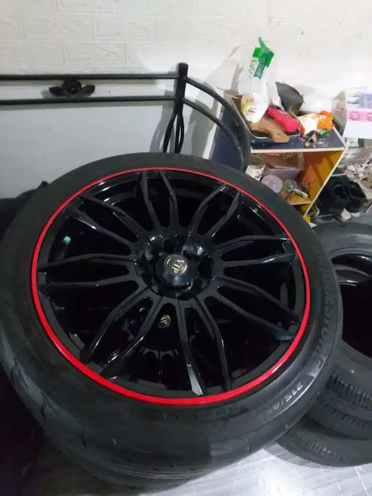 Velg lenzo R17 double pcd 4x100/4x114