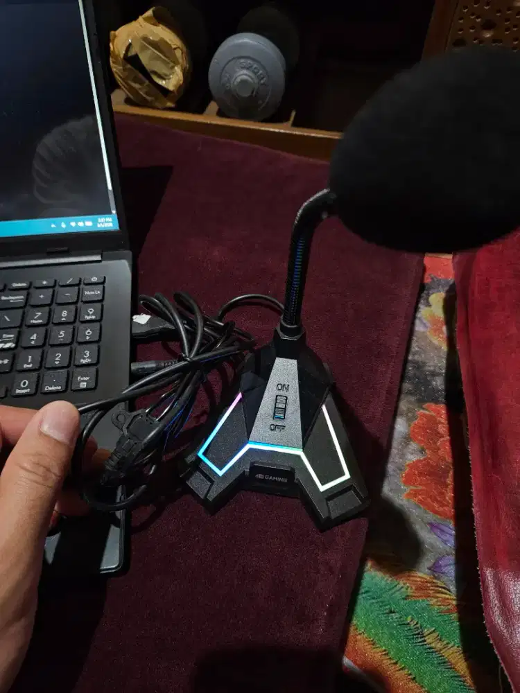 READY COD ORIGINAL Digital Alliance Siber RGB Gaming Microphone