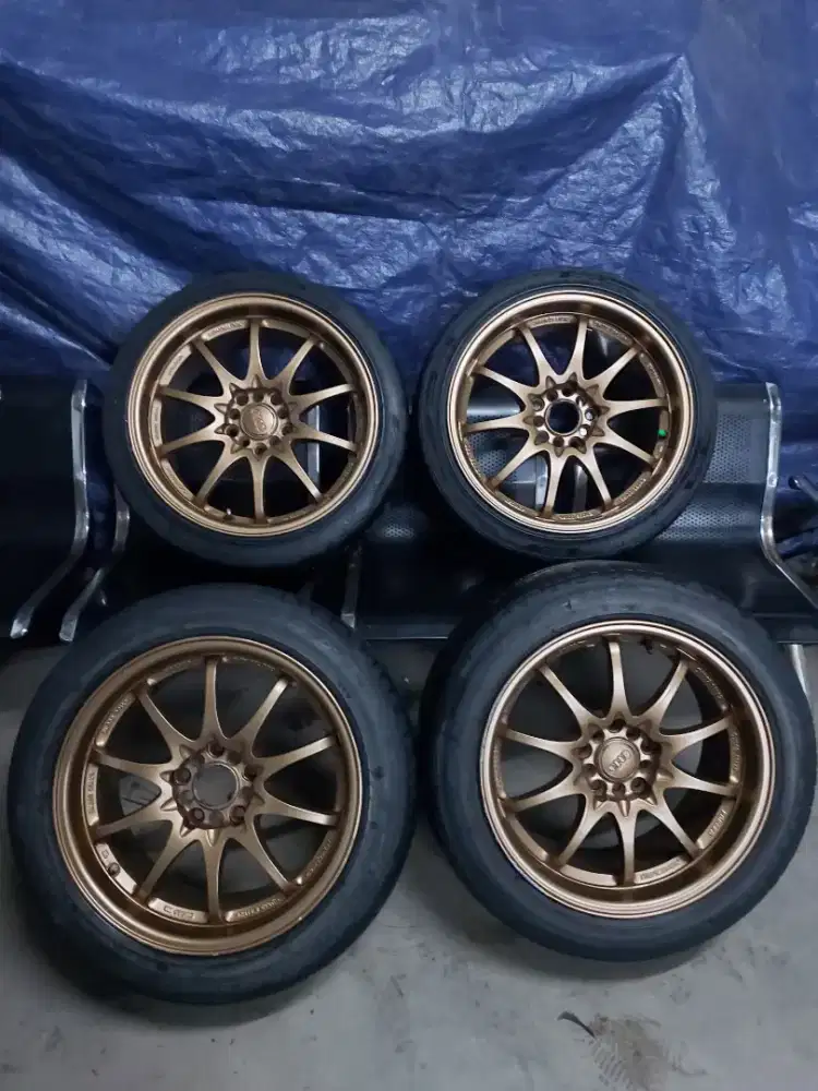 Velg volk rays ce28 R17 double pcd 5x100/5x114