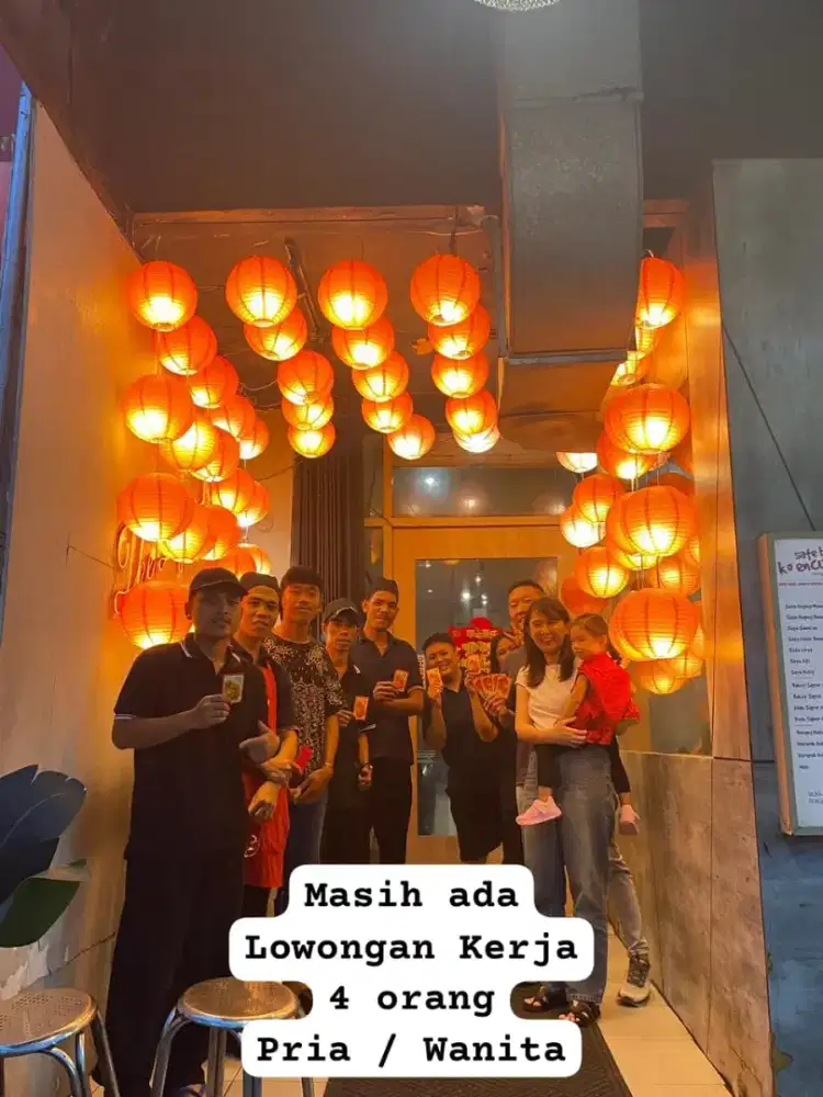 Lowongan Kerja Resto: Cleaning Service dan Waiter