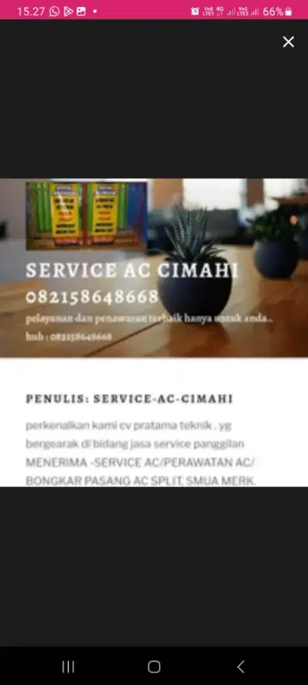Jasa pasang ac maintenance ac all merk