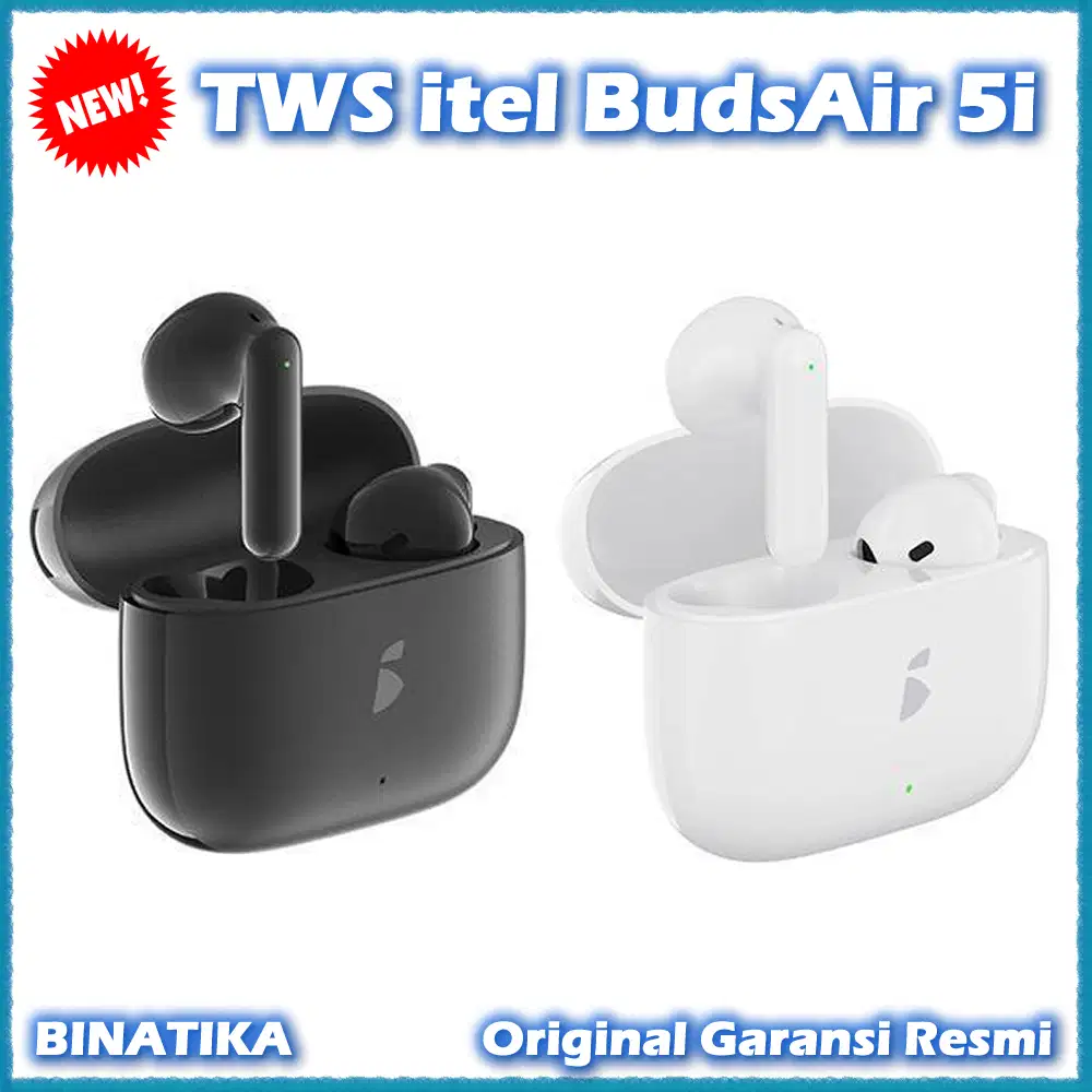TWS itel BudsAir 5i Earbud AI Voice Translation BudsAir Dual Mic Game