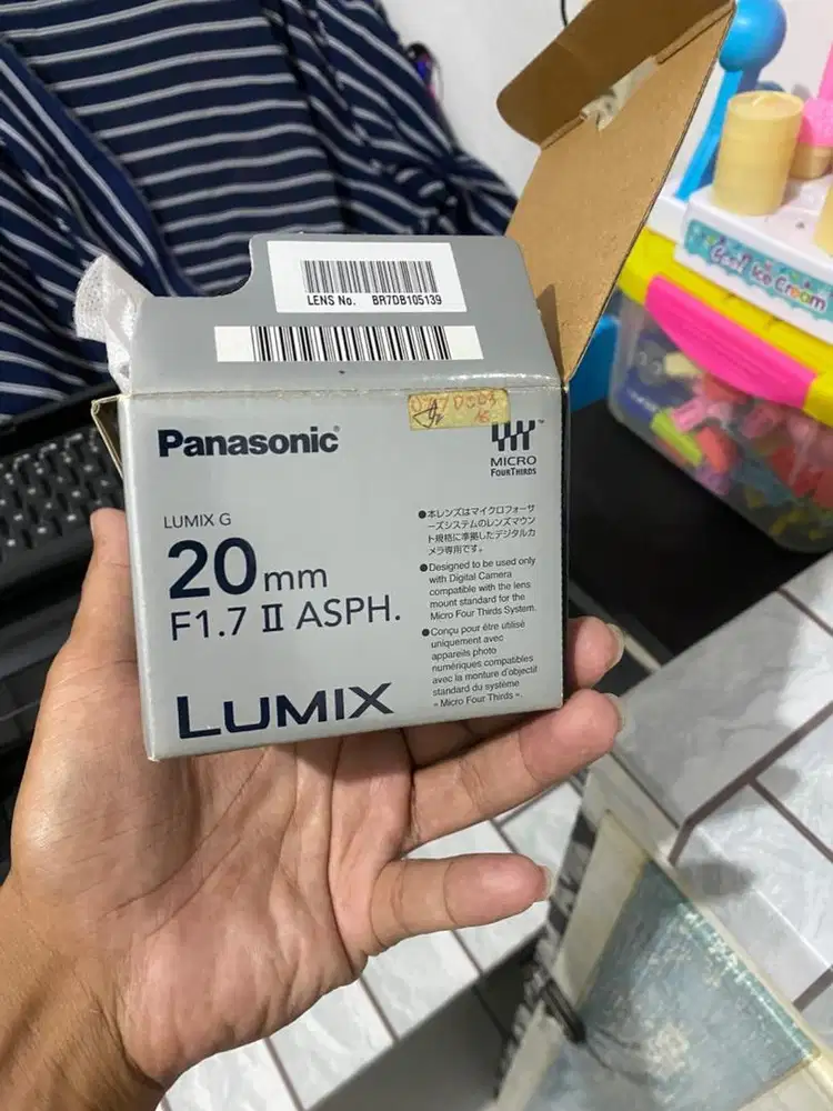 Jual lensa Panasonic Lumix 20mm f/1.7 II ASPH (Mark II).
