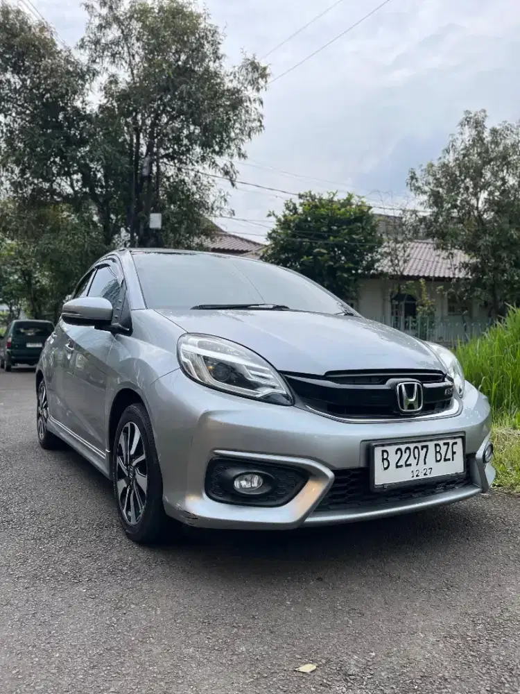 Honda brio RS at abu2 low km mulus terawat siap pakai