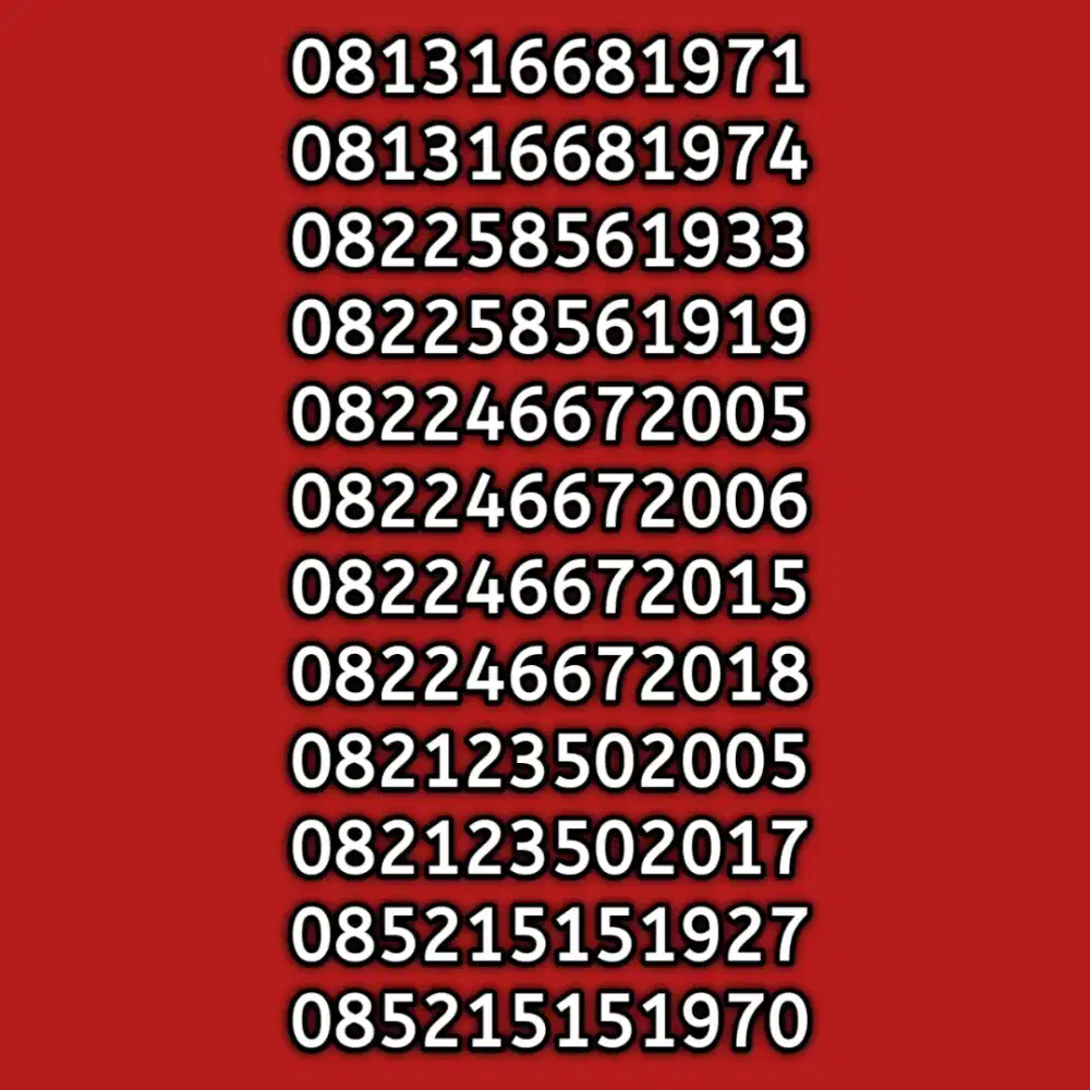 nomor cantik telkomsel simpati as seri tahun cantik