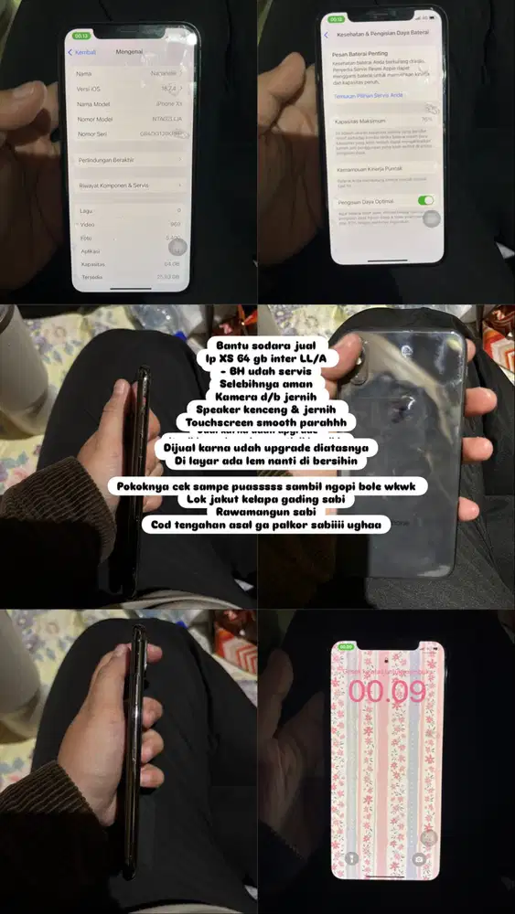 FOR SALE IP XS 64 gb INTER LLA